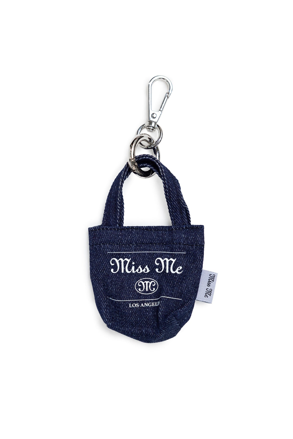 Denim Tote Bag Keychain