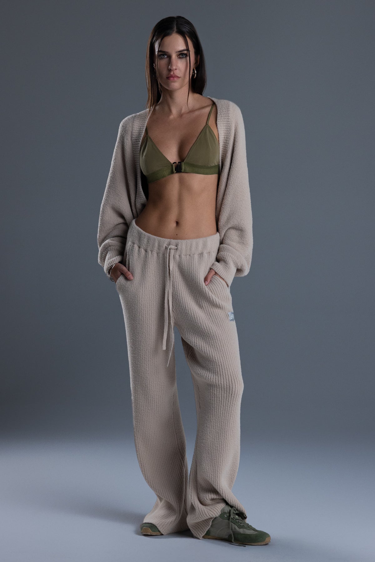 Kimora Flared Knit Sweatpants