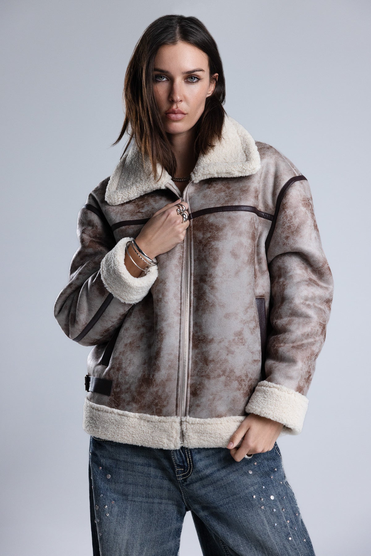 Layton Faux Suede Jacket