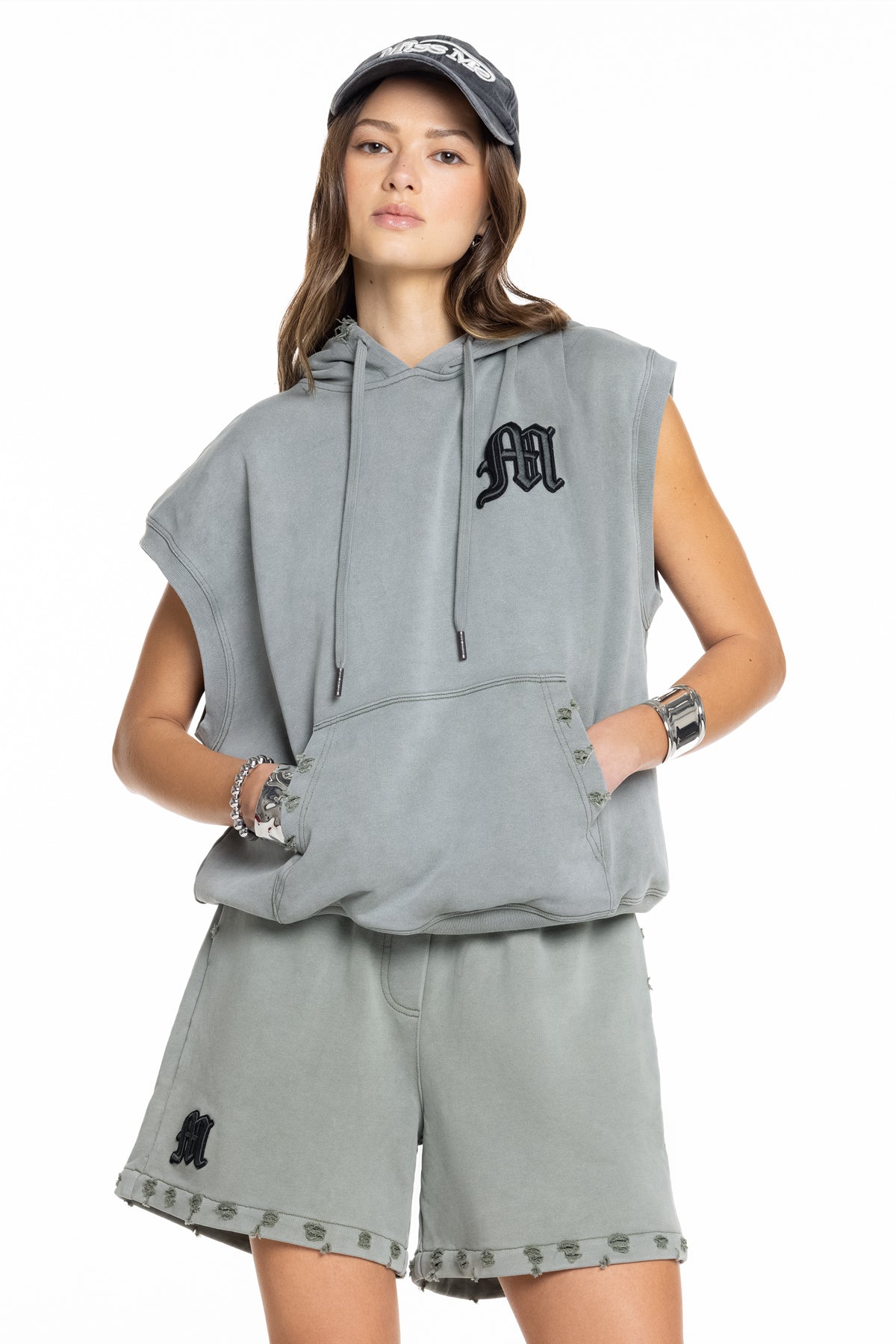Aubrie Sleeveless Hoodie