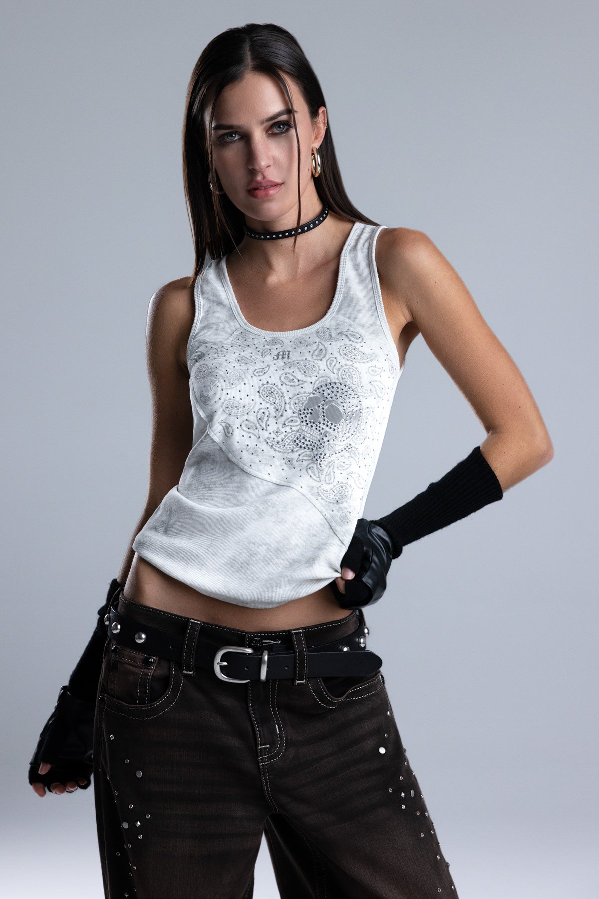 Odette Ribbed Knit Tank