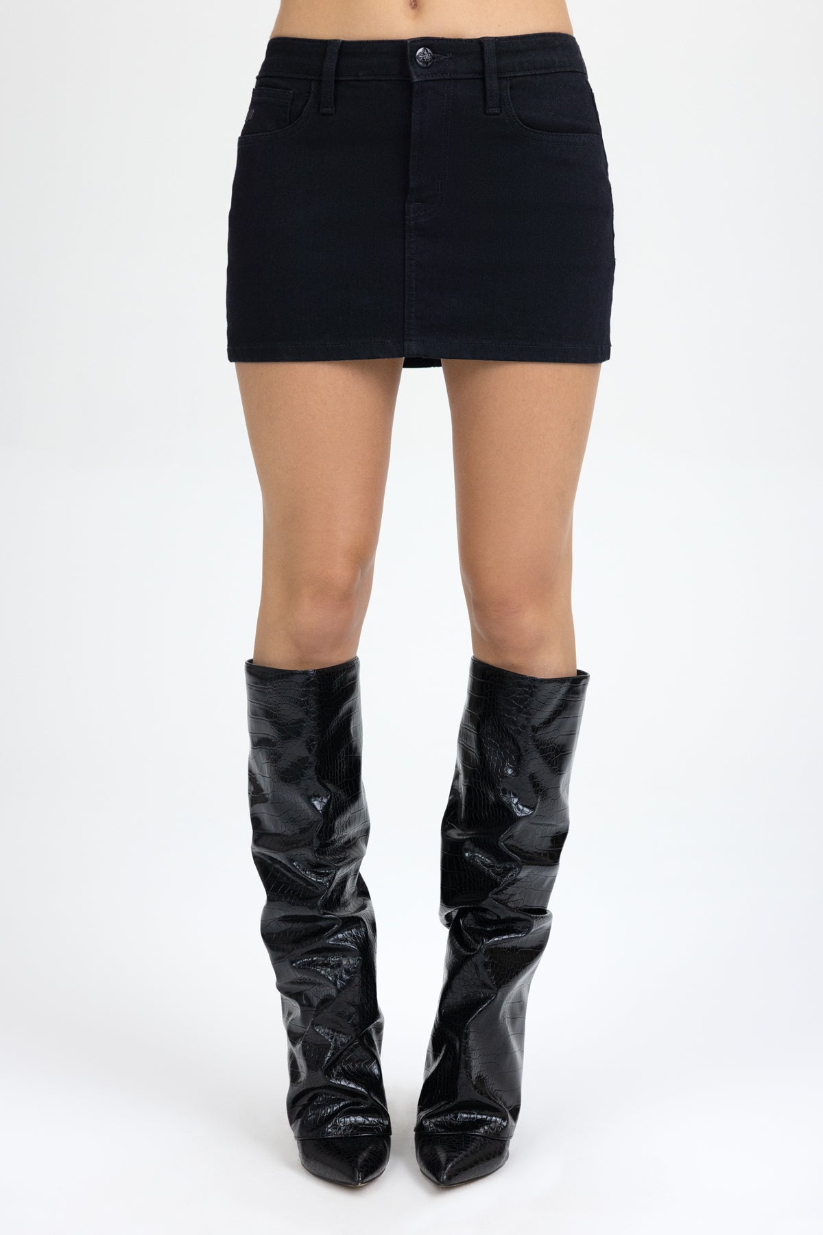 Melanie Low Rise Mini Skirt