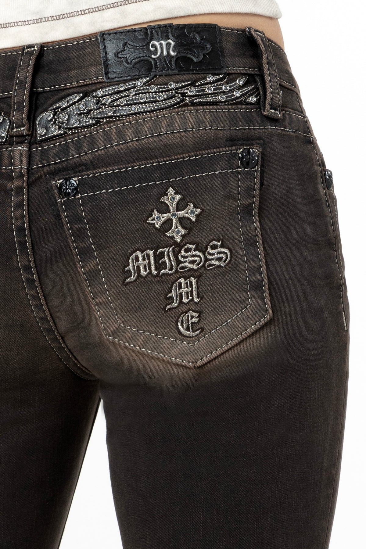 Gabbriette Low Rise Bootcut Jeans