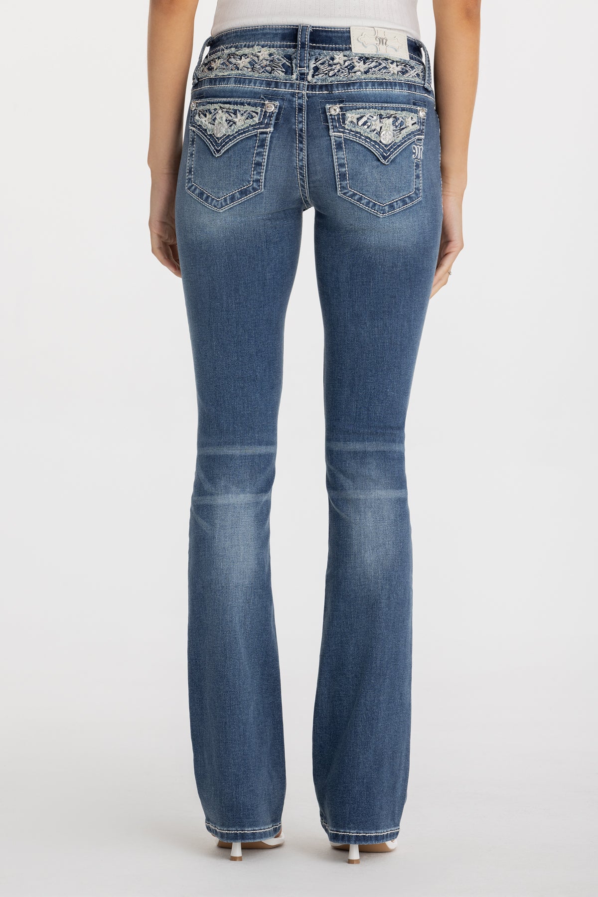 Starlit Low Rise Bootcut Jeans