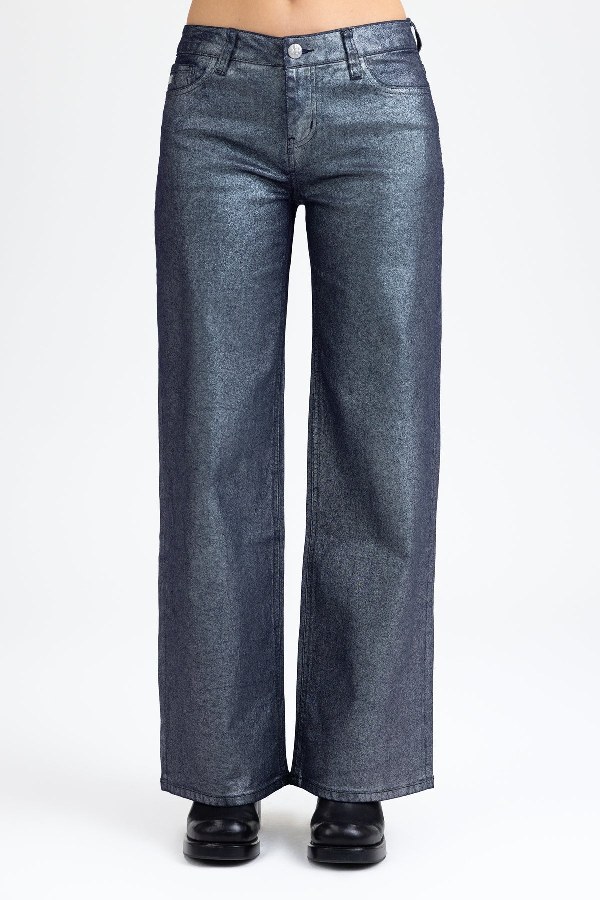 Ivy Metallic Wide Leg