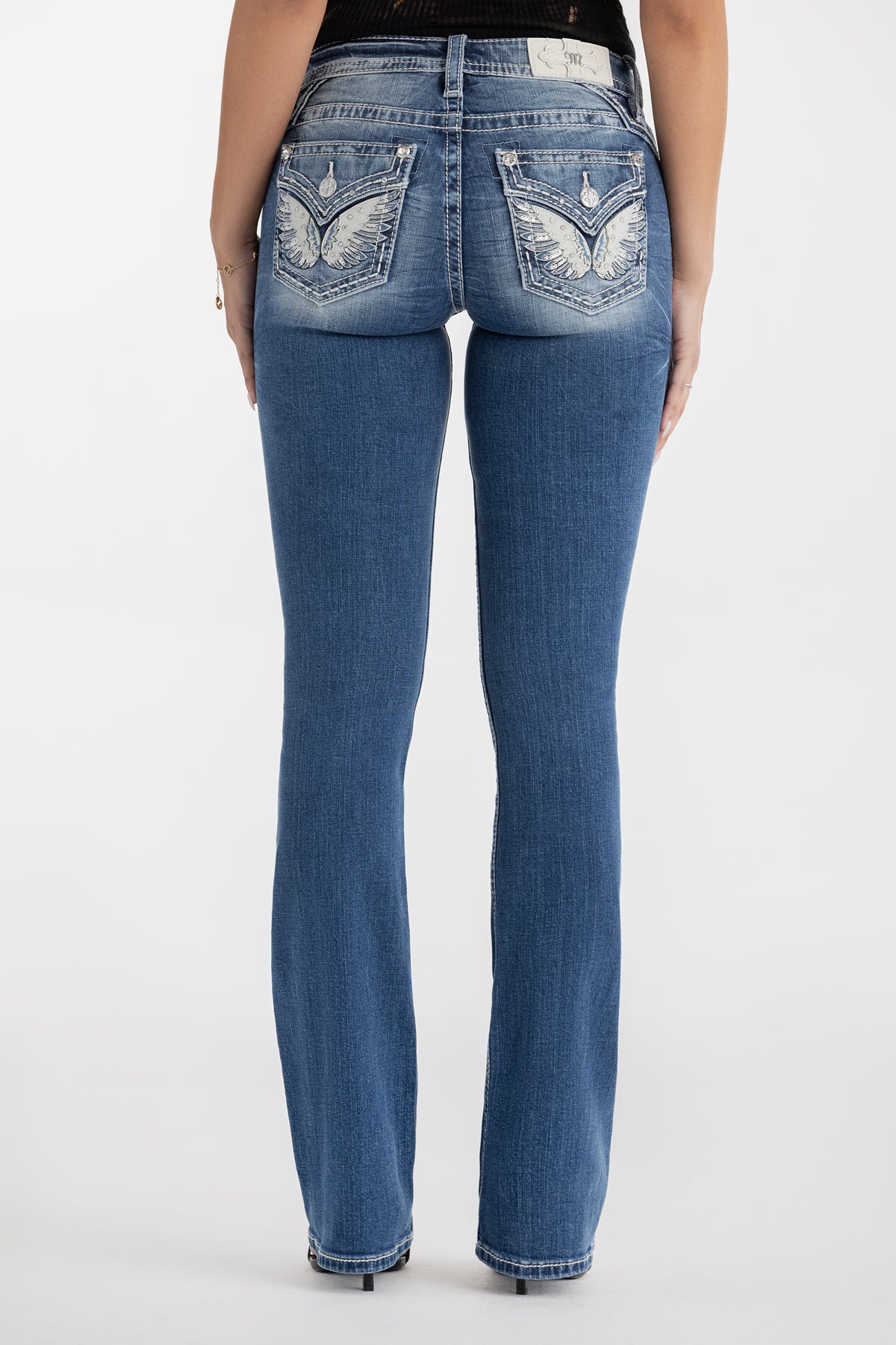 Destinee Wing Bootcut Jeans