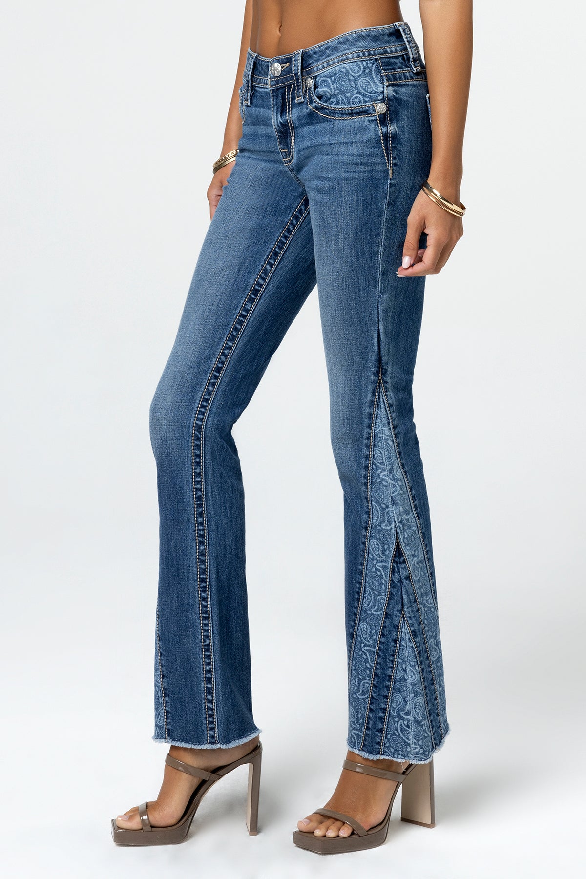 Monica Slit Bootcut Jeans