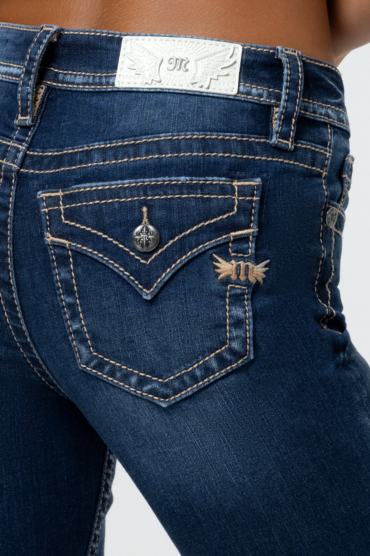 Kenzie Flap Pocket Straight Jeans