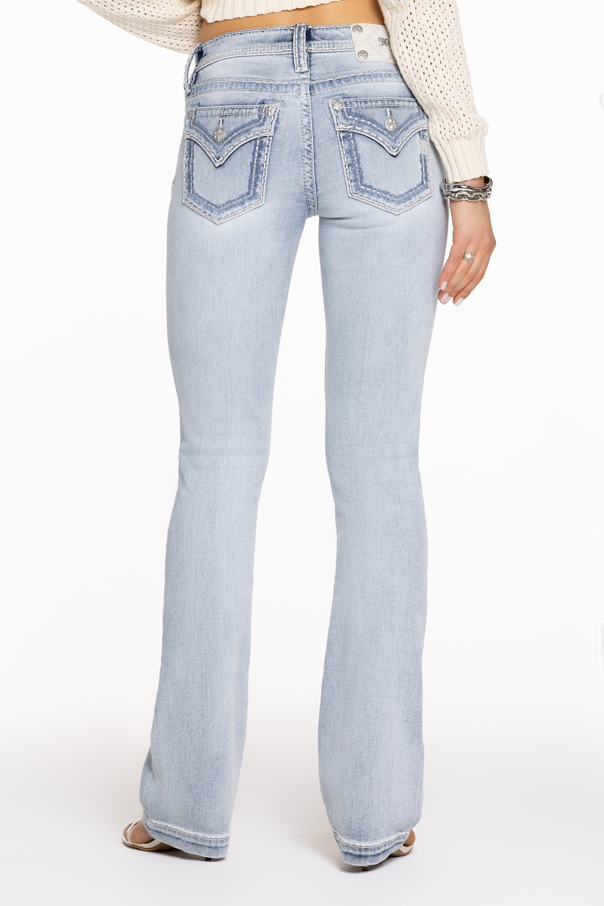 Haven Stitched Bootcut Jeans