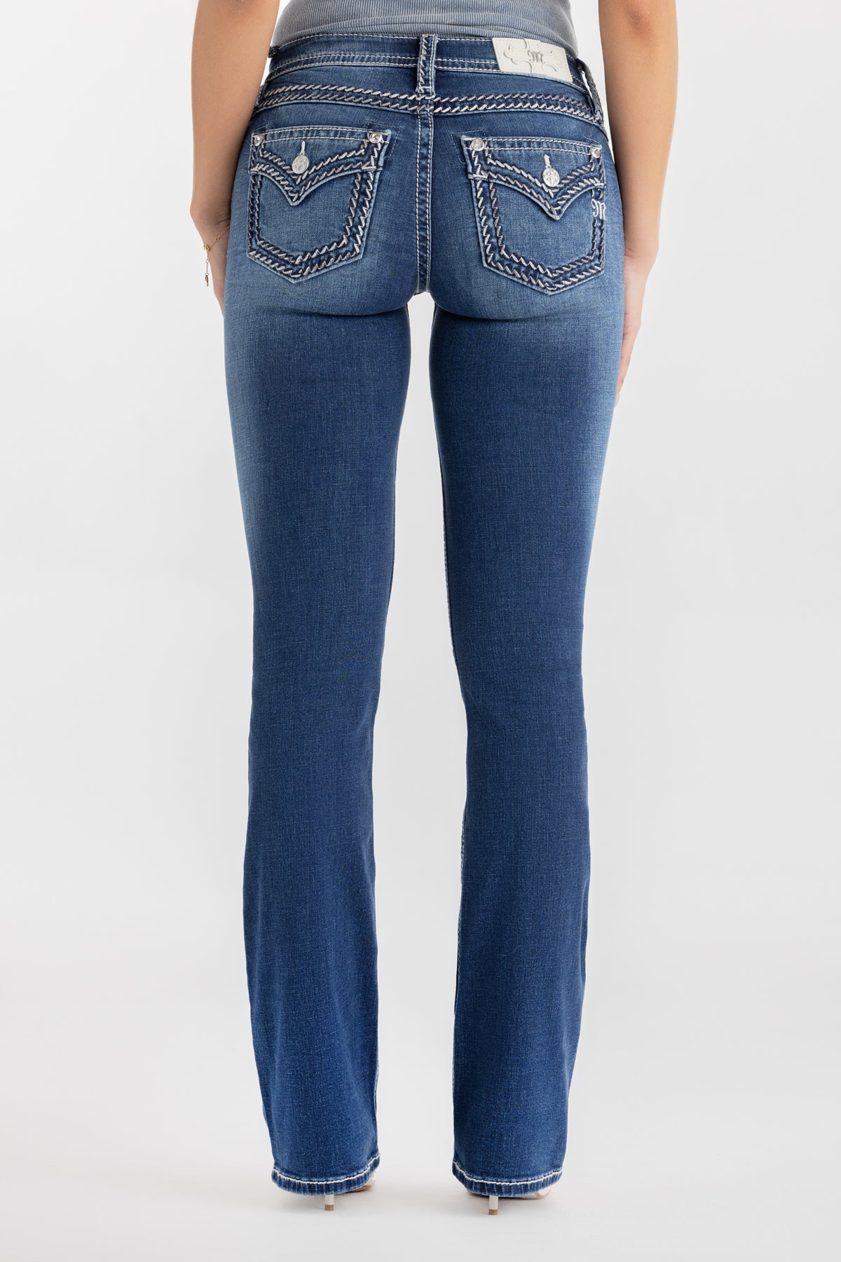 Caroline Stitched Bootcut Jeans