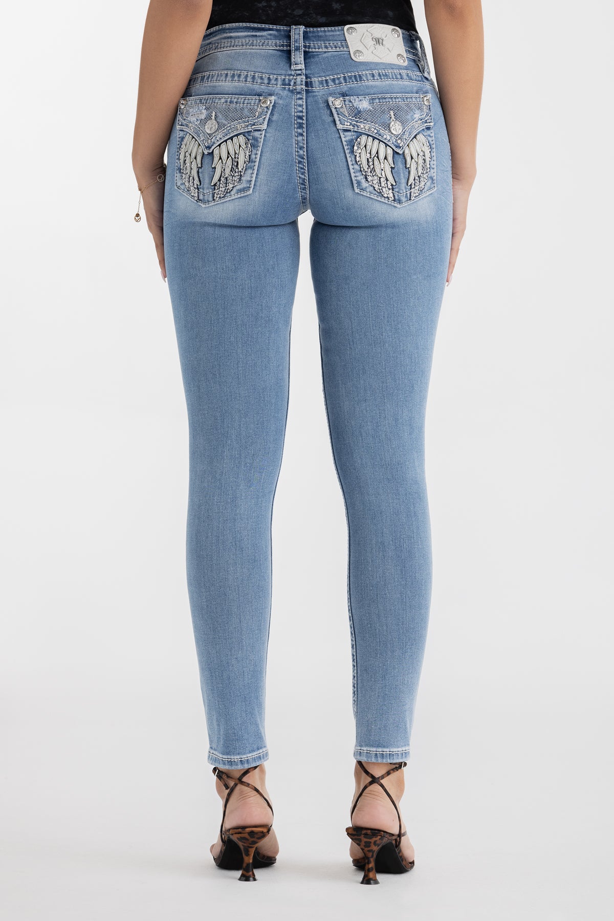 Athena Wing Skinny Jeans