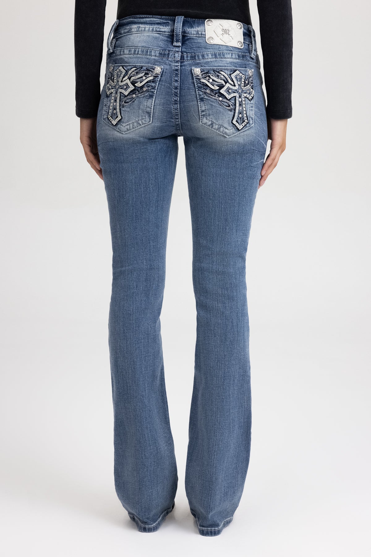 Kezia Cross Bootcut Jeans
