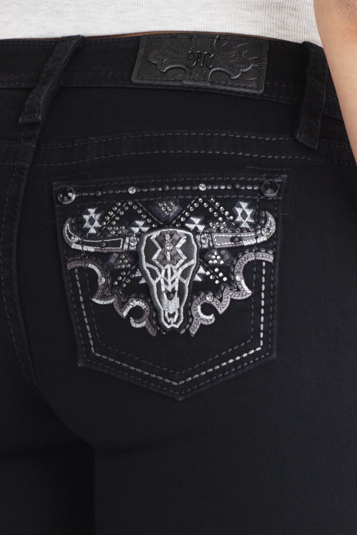 Black Spur Bootcut Jeans