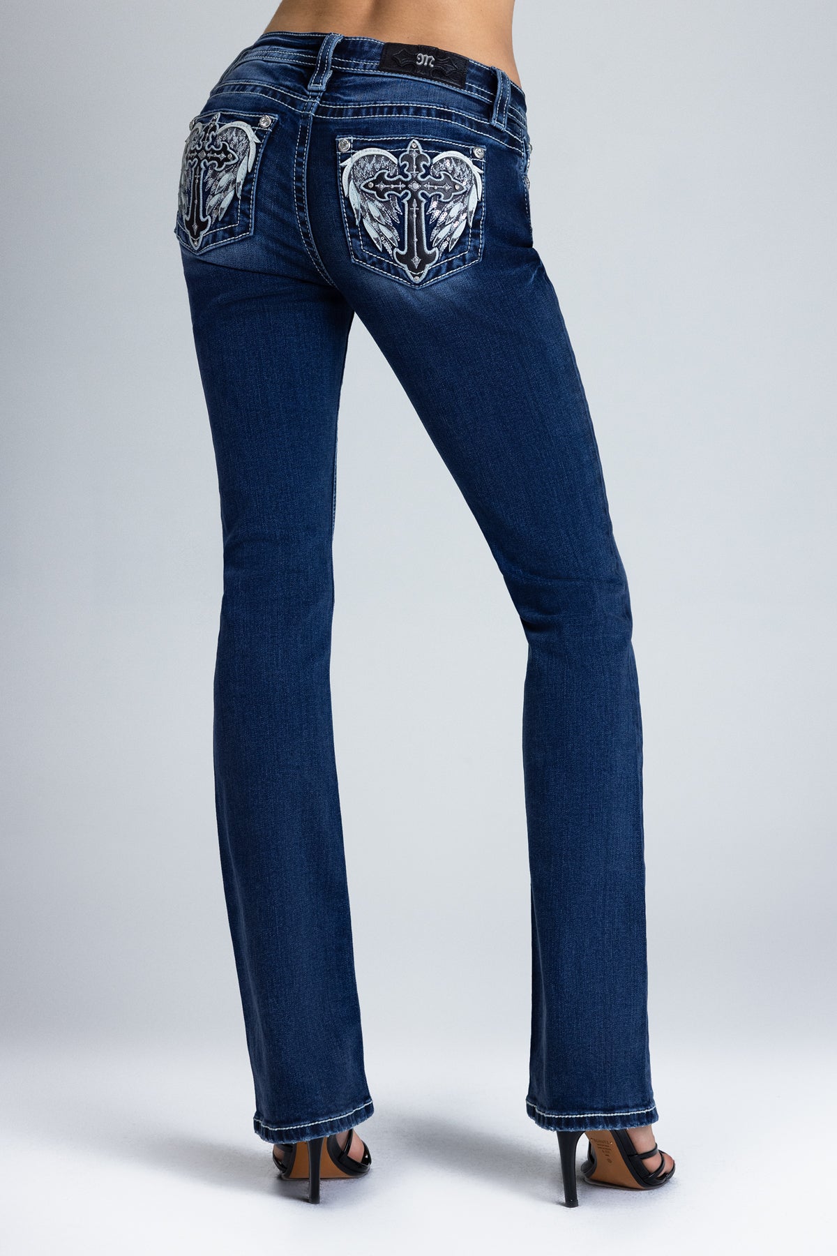 Orlaith Cross Bootcut Jeans